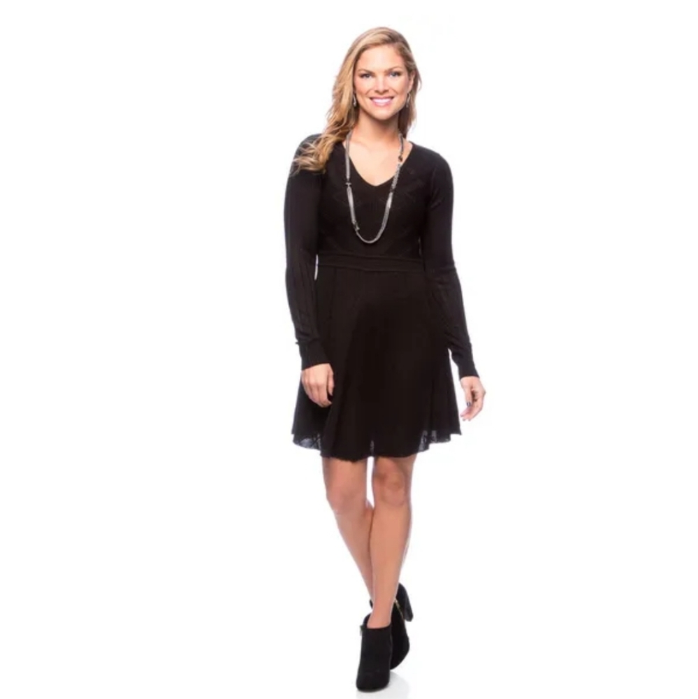 Jessica Simpson Fit-N-Flare Sweater Dress